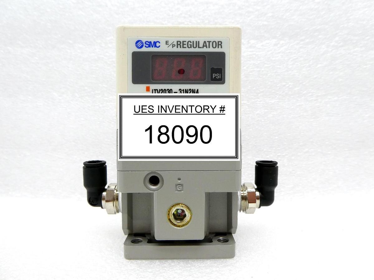 Used SMC ITV2030-31N2N4 Electro-Pneumatic E/P Regulator ITV2000 Series Used Working