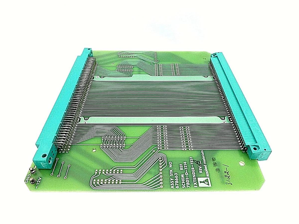 Used AMAT Applied Materials 678663 Test Extender Board PCB Working Surplus