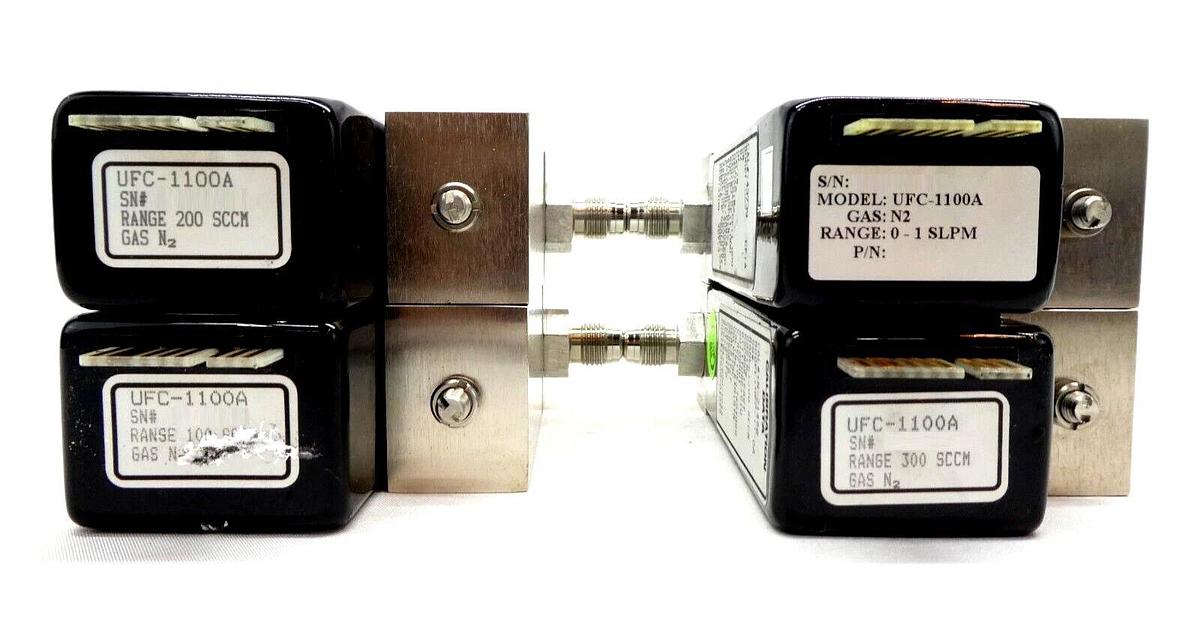 Used UNIT Instruments UFC-1100A Mass Flow Controller MFC N2 CHF3 HCl CF4 Untested