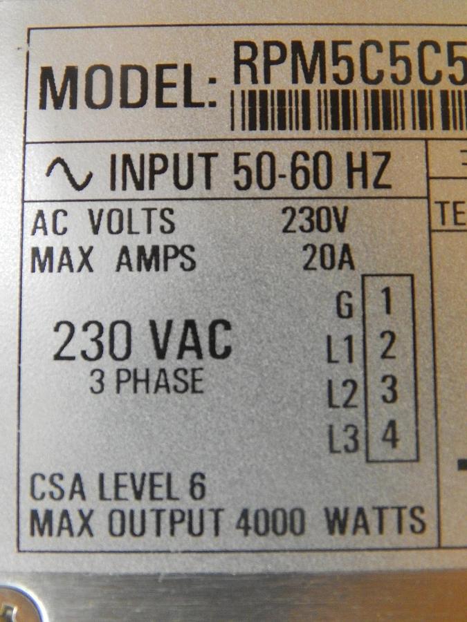 Used Power-One RPM5C5C5C5C5C5CS652 Power Supply Schlumberger 97172020 A Working Spare