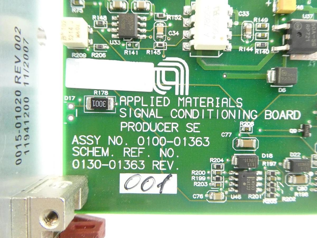 Used AMAT Applied Materials 0100-01363 Signal Conditioning PCB Producer SE Working