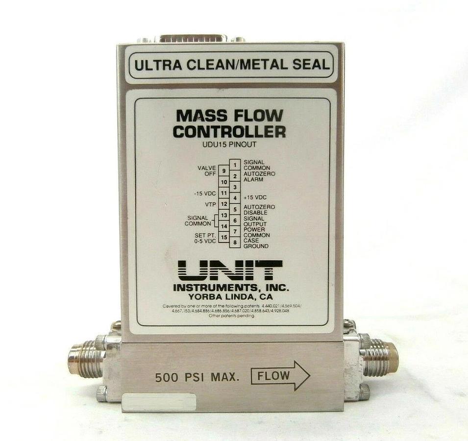 Used UNIT Instruments UFC-8160 Mass Flow Controller MFC 200 SCCM HI Working Spare
