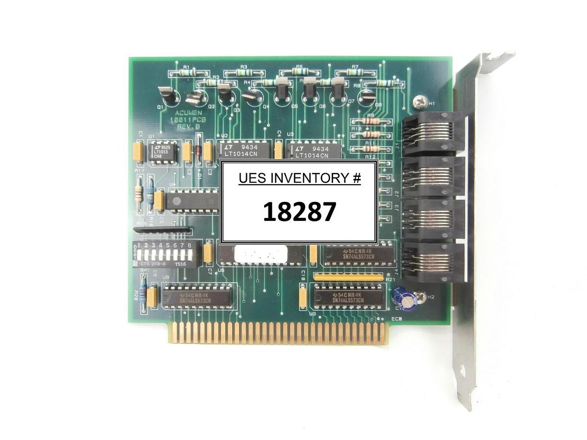Used Acumen 10011PCB Vision Plug-In Board PCB Card Plasma-Therm 2010-0389-4605 Spare