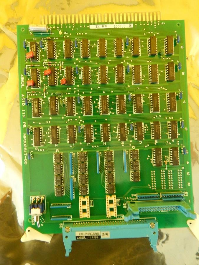 Used JEOL MP002817-00 ASID ITF PB Interface Board PCB Card EM-24015BU JEM-2010F