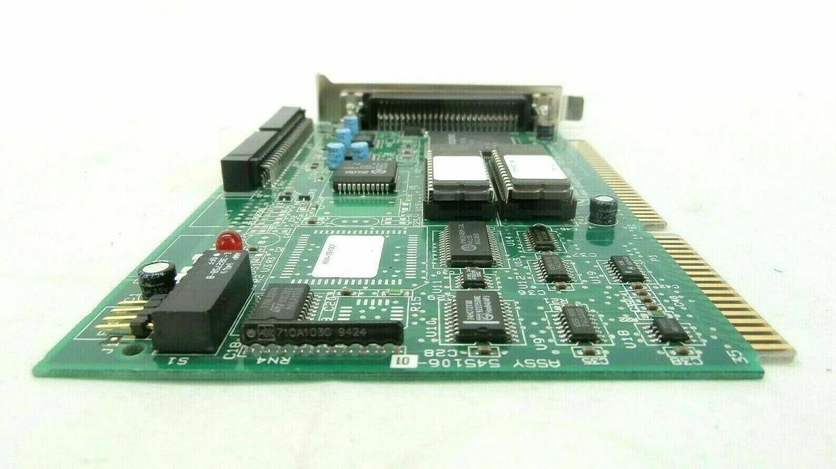 Used Adaptec AHA-1540CF ISA SCSI Interface Board PCB Plasma-Therm Clusterlock 7000
