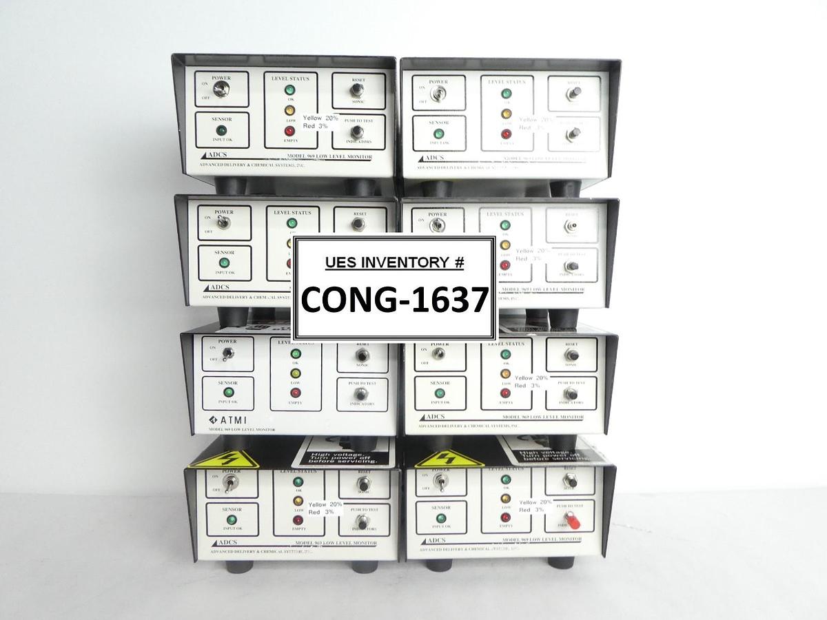 Used ADCS Model 969 Low Level Monitor Reseller Lot of 8 Used Working