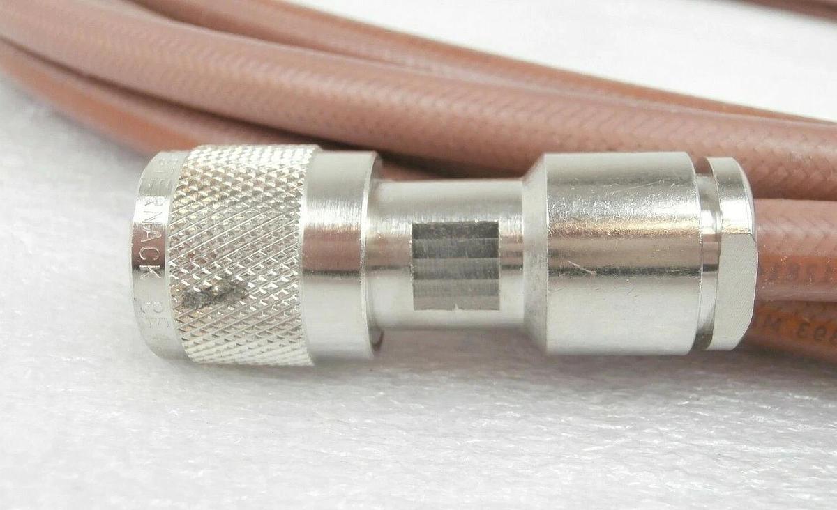 Used 3-Sixty MFG 0251-0331-6M RF Generator Cable 20 Foot 6 Meters Working Surplus