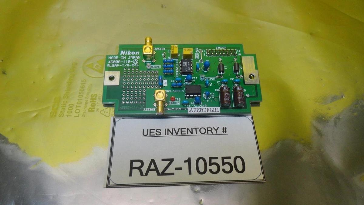 Used Nikon 4S008-110-A ALGAF-T/A-X4+ Board PCB NSR-S204B System Working Spare