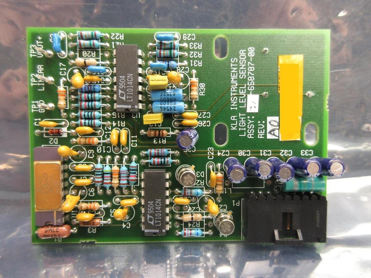 Used KLA Instruments 710-658787-00 Light Level Sensor Board PCB 2132 200mm Wafer Used