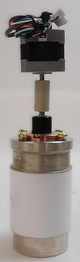 Used Meiden SCV-1525P65 SCV-201P65 Variable Vacuum Capacitor Lot of 2 Working