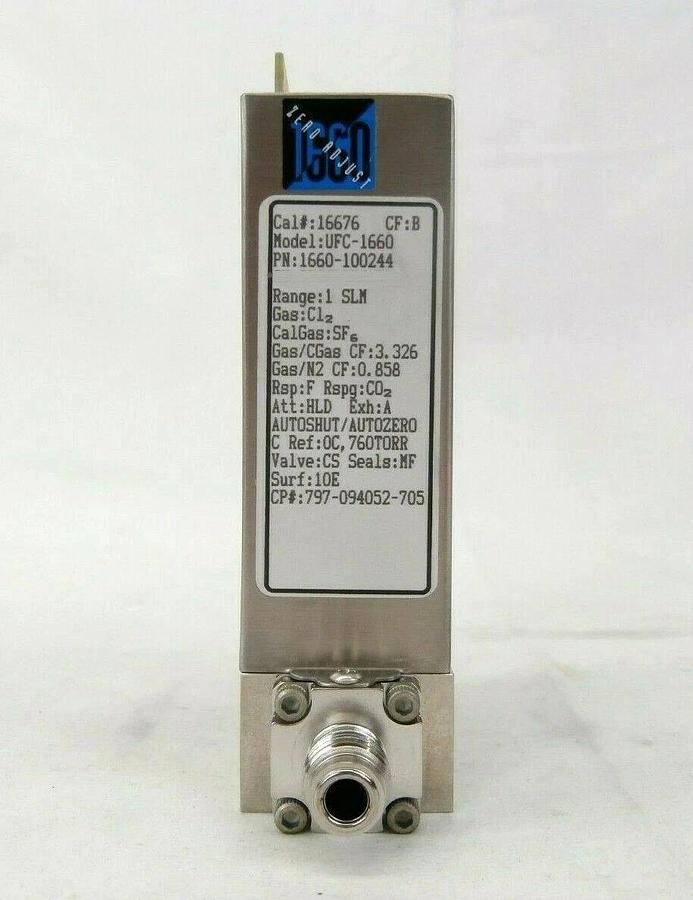 Used UNIT Instruments UFC-1660 Mass Flow Controller MFC 1 SLM CL2 Working Spare