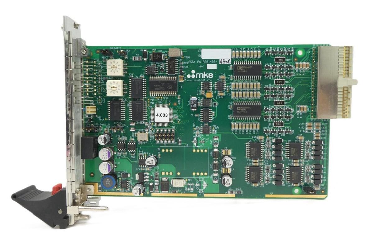 Used MKS Instruments AS01496-AB-2 DeviceNet PCB Card AMAT 0190-30079 Working Surplus