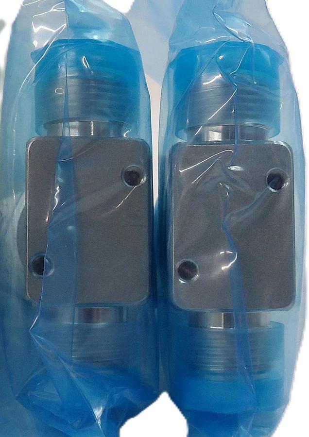 Fujikin 316L Diaphragm Valve Type N.C. Reseller Lot of 2 New Surplus