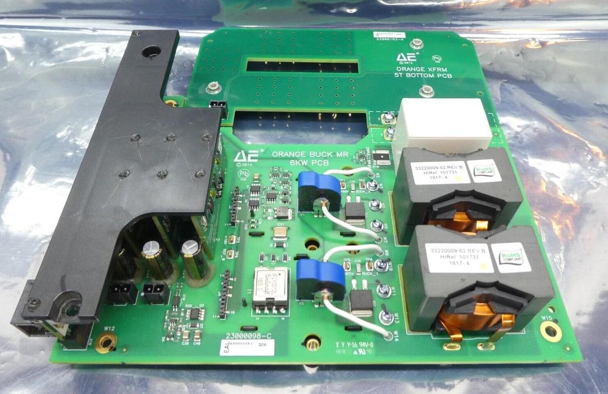 Used AE Advanced Energy 23000098-C Orange Buck MR 6kW PCB 33000103 Working Surplus