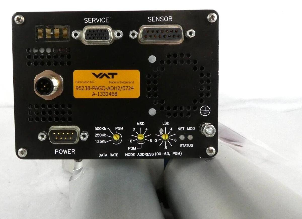 VAT 95238-PAGQ-ADH5 Butterfly Valve Pressure Controller No Heater Cover New