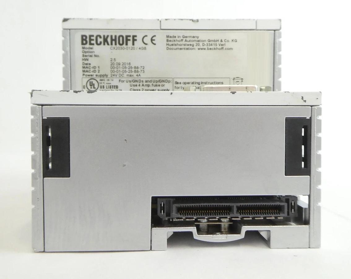 Used Beckhoff CX2030-0120/4GB Basic CPU Module CX2030 Working Surplus