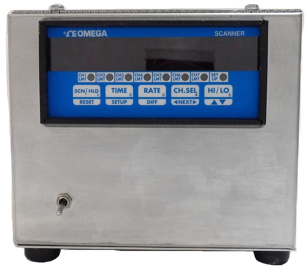 Used Omega Engineering DPS3200-P Programmable Scanner Meter Assembly DPS3200 Working