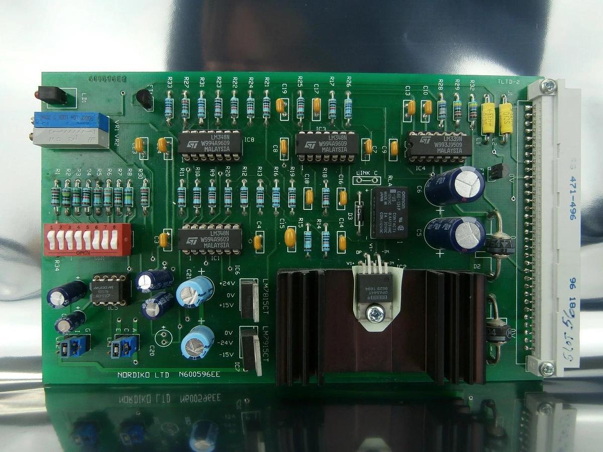 Used Nordiko Technical Services N600596EE Processor PCB Card TLTD-2 9550 Used Working