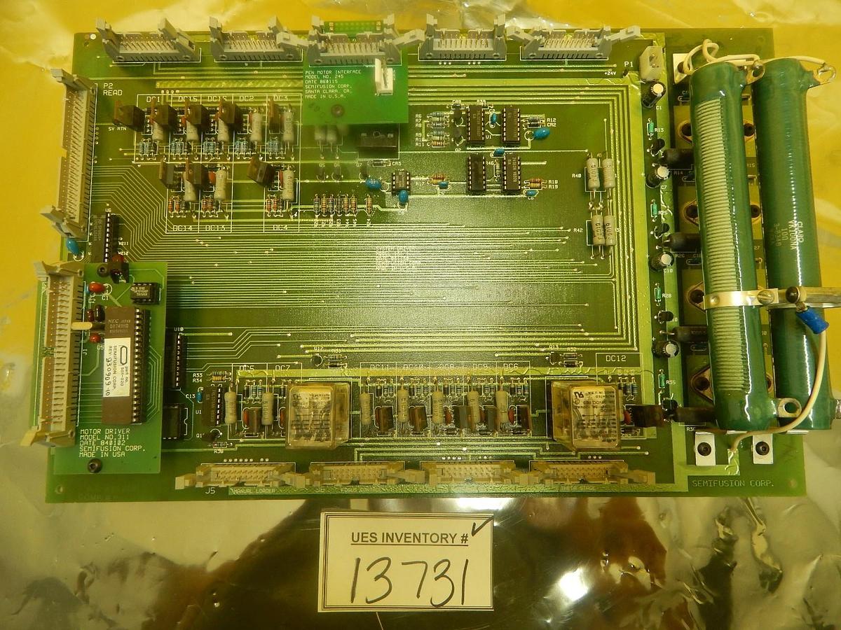 Used Semifusion 132 System Driver PCB Board 245 311 Ultratech UltraStep 1000 Used