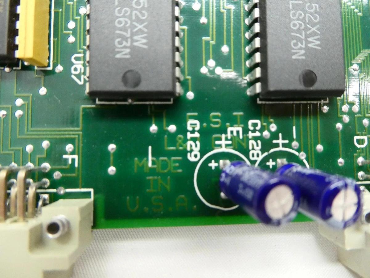 Used ESI Electro Scientific Industries 77697 L&O Laser and Optics PCB Card Working