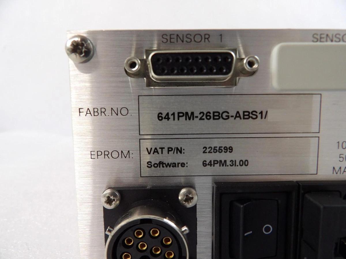 VAT 641PM-26BG-ABS1 Adaptive Pressure Controller PM-4 64.1 AMAT 0190-24699 New