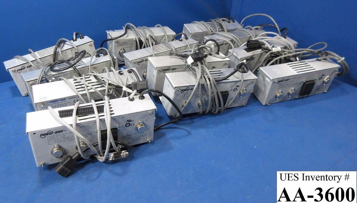 Used Power One HBAA-40W-A Power Supply Summit ATC Handler Lot of 12 Used Working