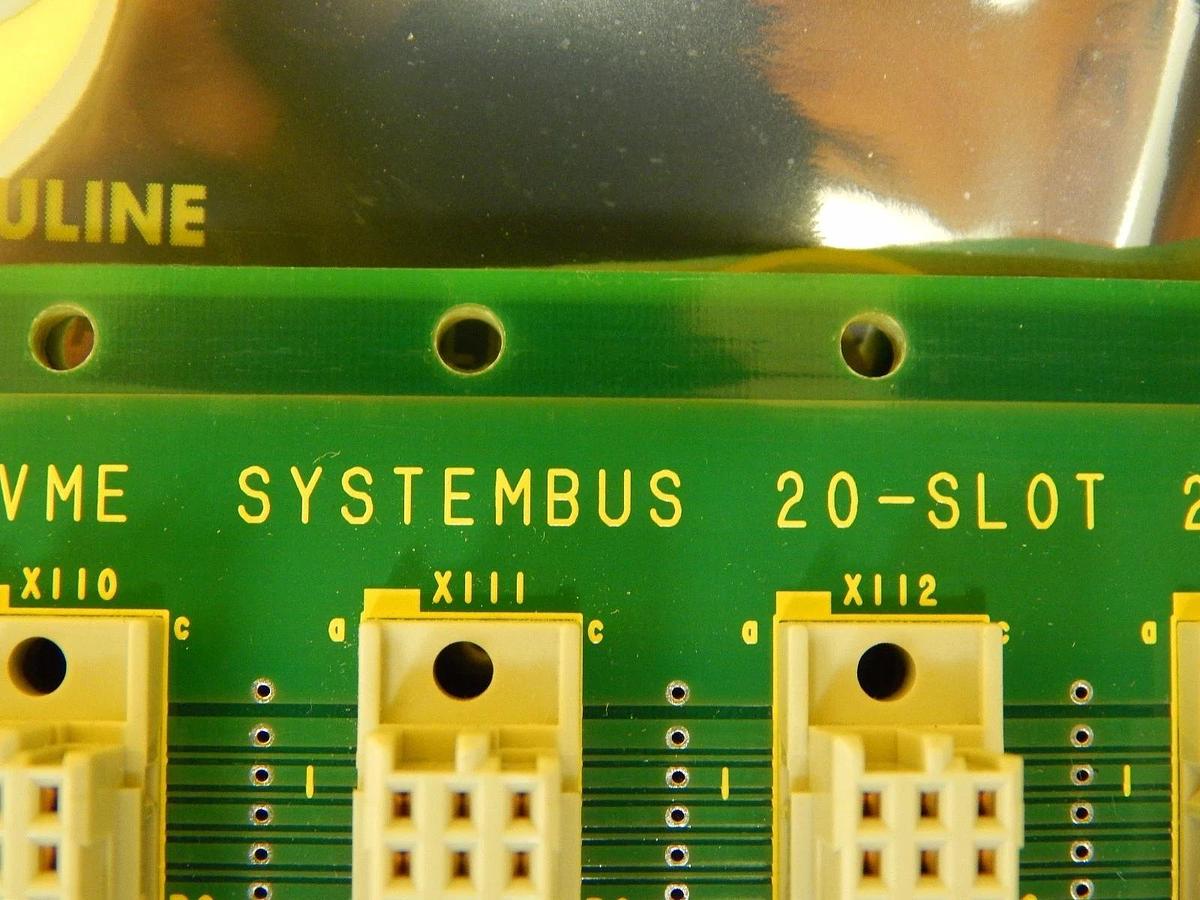 Used Schroff 23000-020 VME Systembus 20-Slot Backplane PCB TEL P-8 Used Working