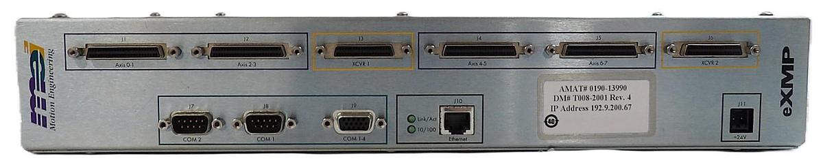 Used MEI Motion Engineering T008-2001 8-Axis Industrial Servo Drive eXMP Working