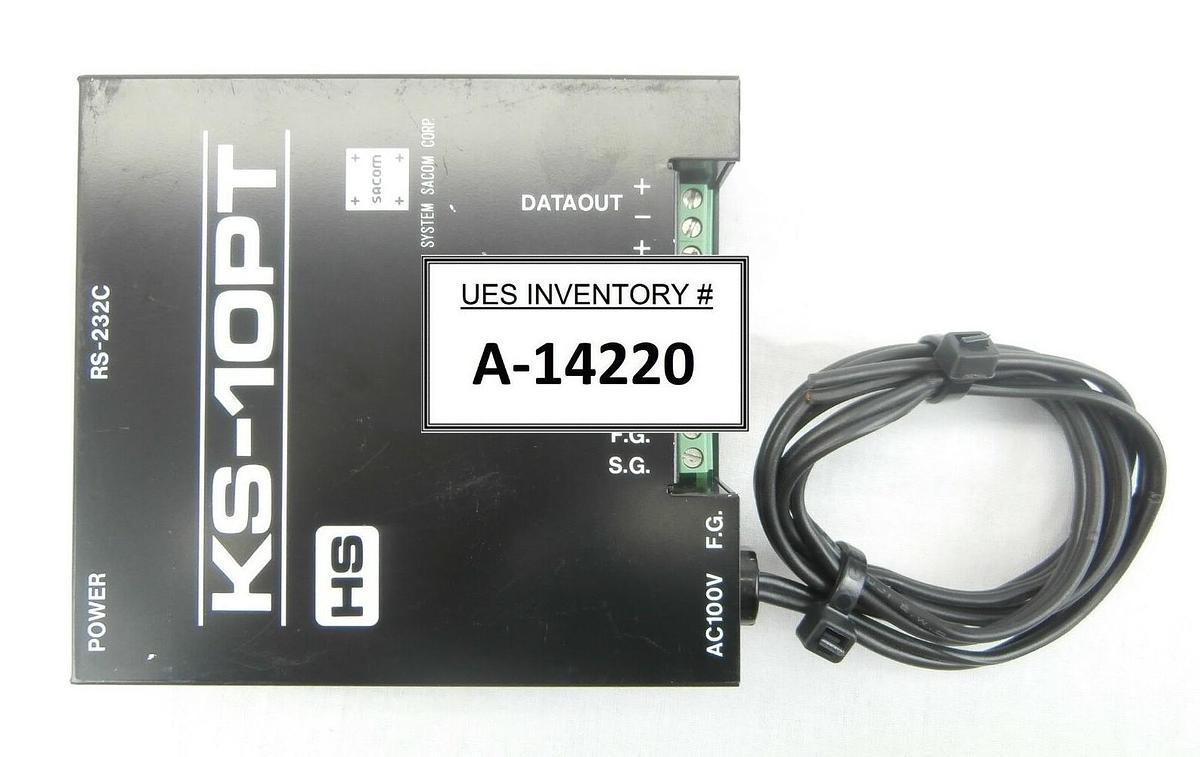 Used System Sacom KS10PTHS P-Panel Data Converter Unit XRC KS-10PT HS Used Working