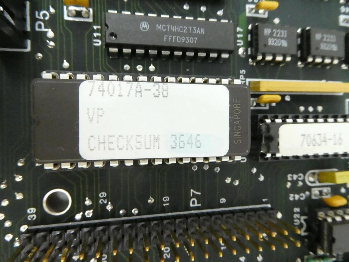 Used SVG Silicon Valley Group 80166F3-01 Station CPU BD PCB 74017A-38 90S Working