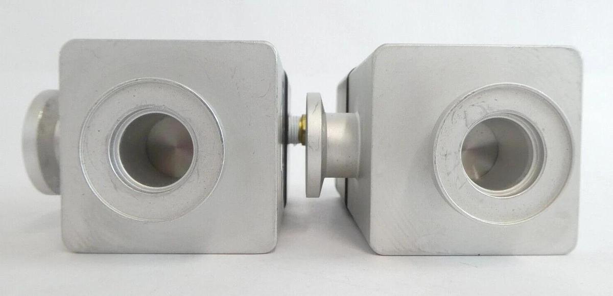 Used Varian L6281-703 L6281-701 Pneumatic Angle Valve Reseller Lot of 4 Working