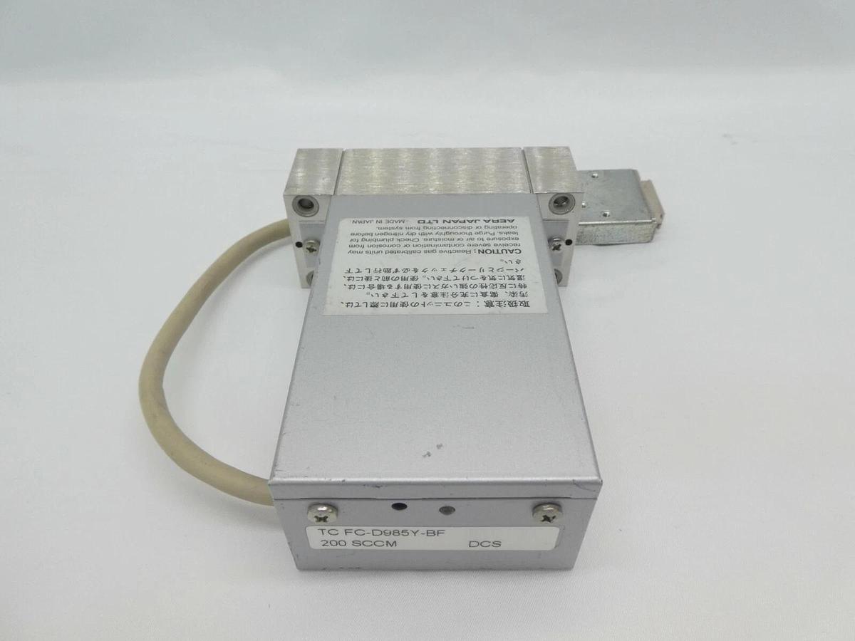 Used Aera TC FC-D985Y-BF Mass Flow Controller MFC FC-D985 200 SCCM DCS Working Spare