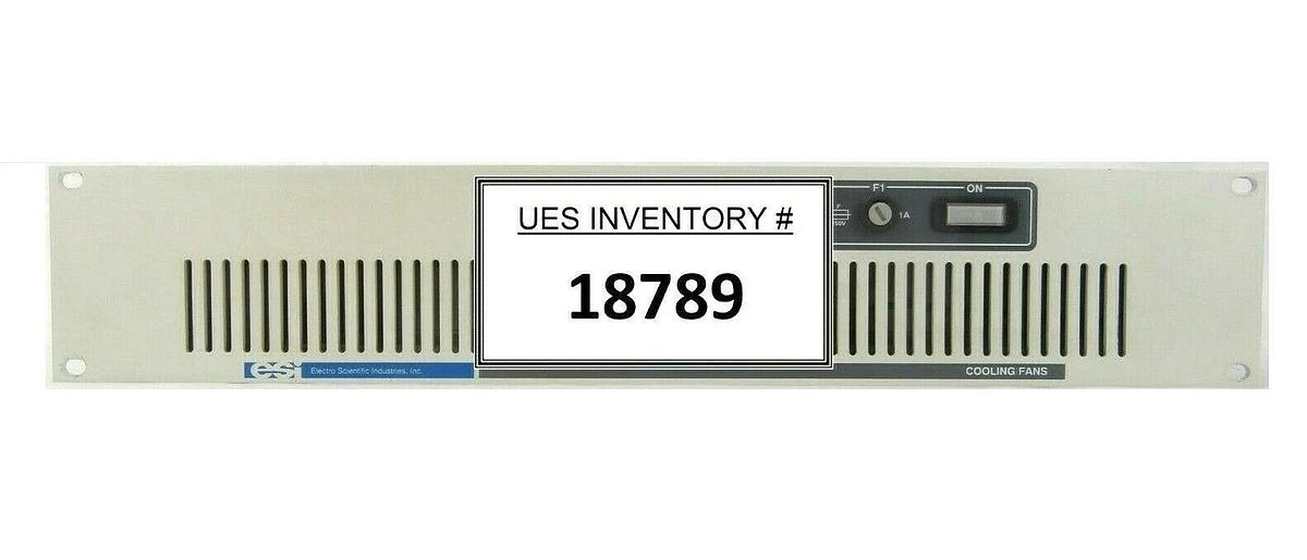 Used ESI Electro Scientific Industries 62486 Cooling Fans Module 9250 Laser Spare