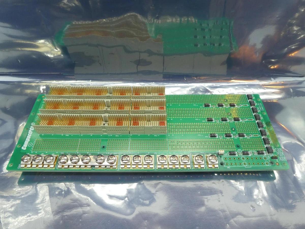 Used CompactPCI E100901M00-A1 Backplane PCB RCP-D4C/NIK1 Nikon NSR FX-601F Working