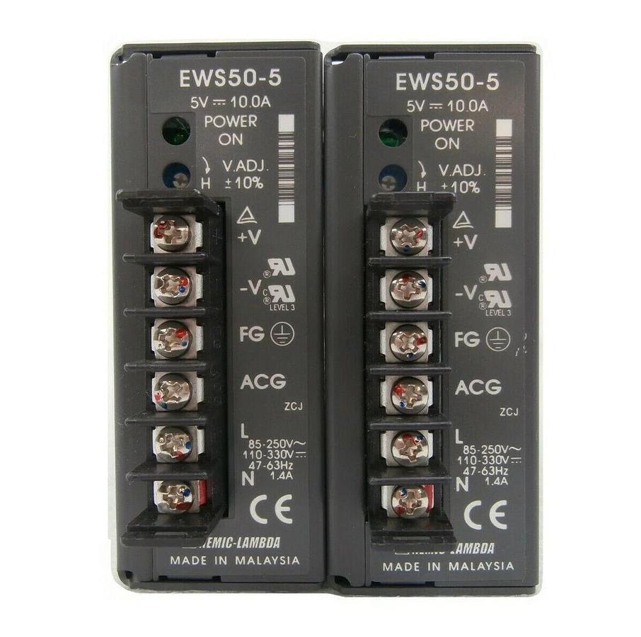 Used Nemic-Lambda EWS50-5 Power Supply Reseller Lot of 2 Nikon NSR-S204B Working