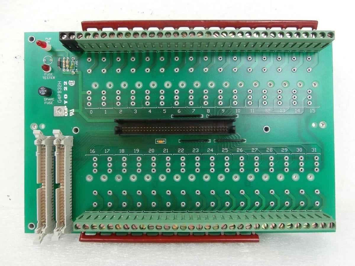 Used Opto 22 G4PB32H 32-Channel Field Control I/O Chassis PCB Reseller Lot of 2 Spare