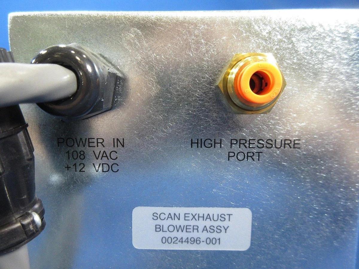 Used KLA-Tencor 0024496-001 Scan Exhaust Blower Assembly 0033003-002 Used Working