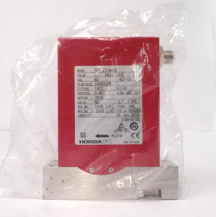 Horiba STEC SEC-Z714AGX Mass Flow Controller MFC Z700 1000 SCCM N2 New Spare