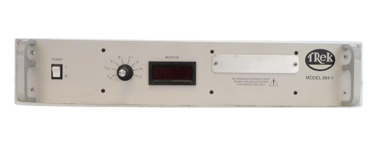 Used Trek 684-1-L-CE Electrostatic Chuck Power Supply 619-00211-00 Untested Surplus