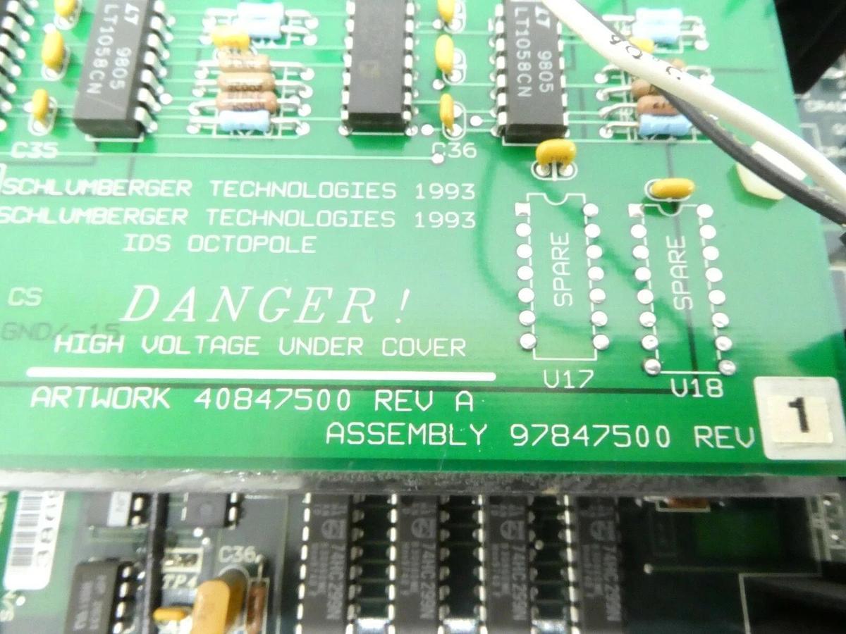 Used Schlumberger 47847559 Column Control Board PCB 97847500 IDS-1000 Working Surplus