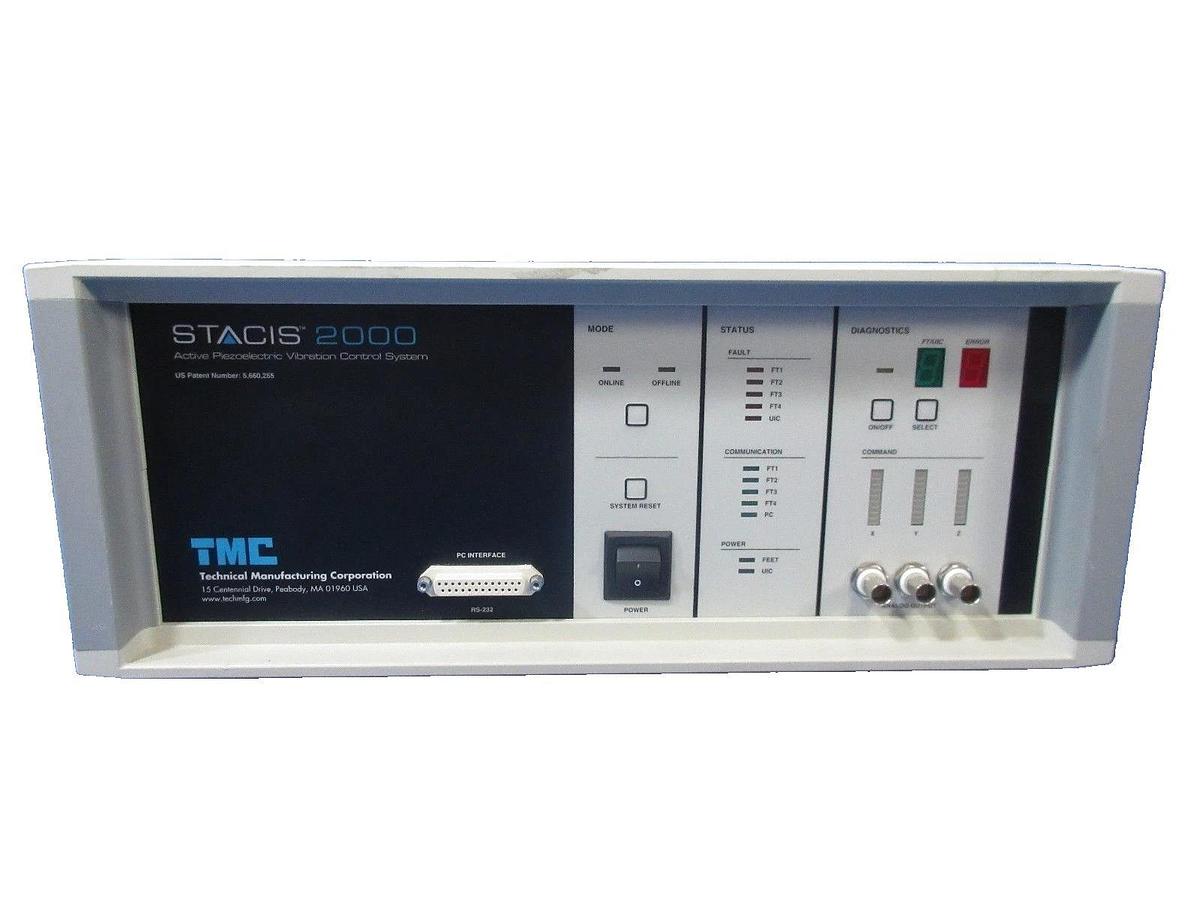 Used TMC 21-26692-02 Active Piezoelectric Vibration Control System STACIS 2000 Used