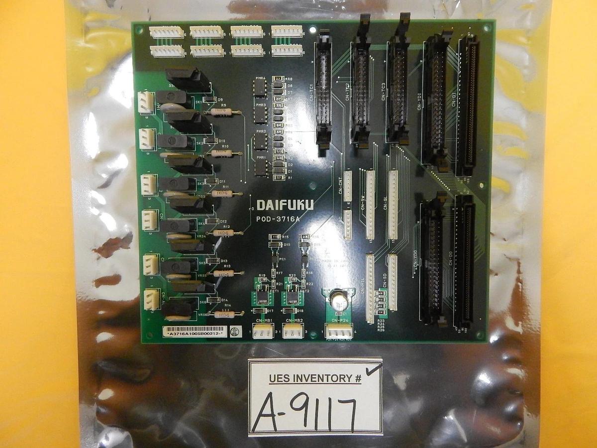Used Daifuku P0D-3716A Backplane Interconnect Board PCB Working Surplus