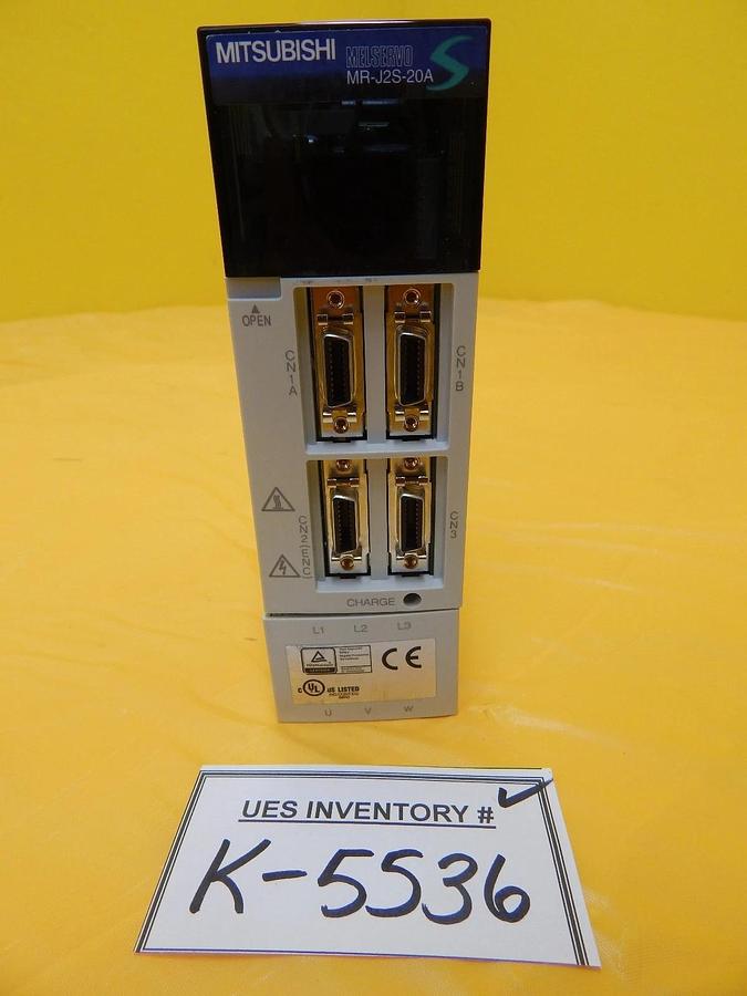 Used Mitsubishi MR-J2S-20A AC Servo Amplifier MELSERVO Drive Used Working