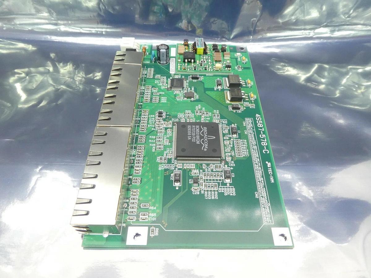Used Nikon 4S587-578-C 9-Port Network PCB NSR FX-601F FPD Lithography System Working