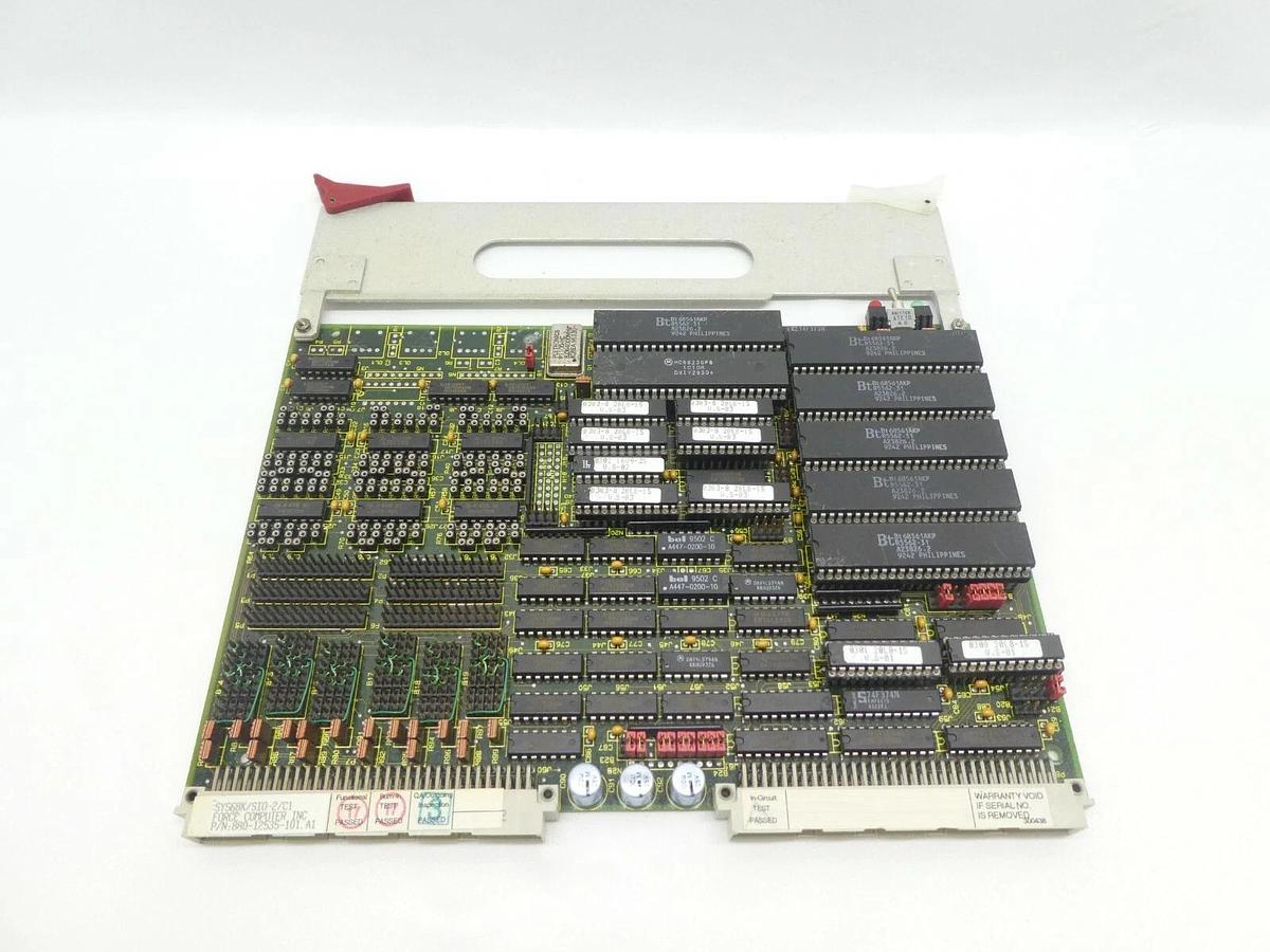 Used Force Computers 880-12535-101 VME PCB Card SYS68K/SIO-2/C1 Lam 810-017038-002