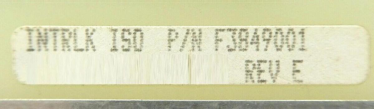 Used Varian Semiconductor VSEA F3849001 Isolation Interlock PCB Rev. E Working Spare