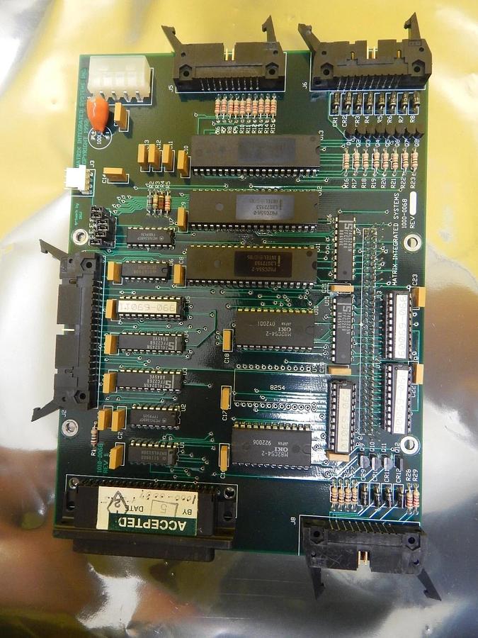 Used Matrix Integrated Systems 1000-0068 Processor Board PCB System 10 Used Working