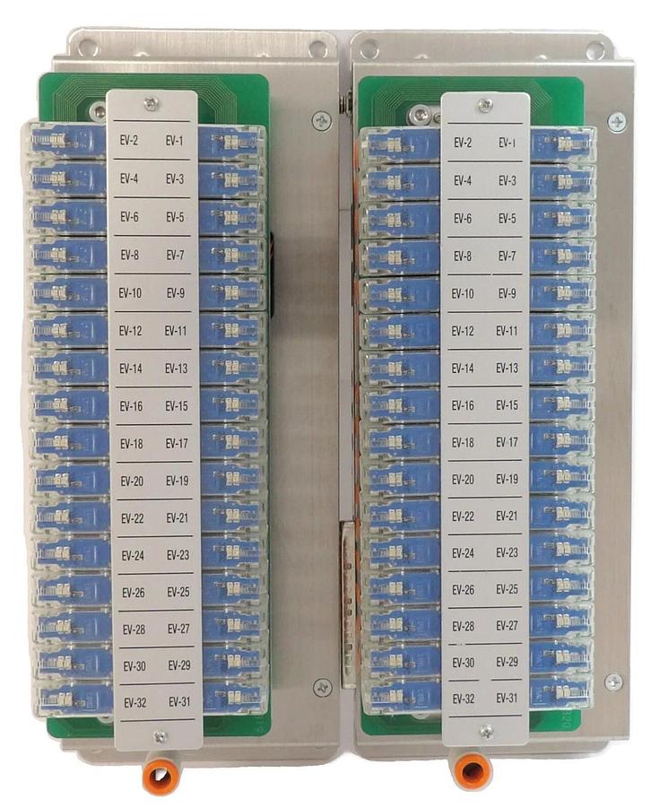Used SMC IN587-33-1 32-Point EtherCAT Pneumatic Manifold Lot of 2 Working Surplus