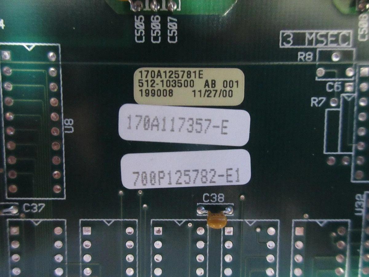 Used Thermo Noran 170A117357-E I/O BD 700P135927 AMAT SemVision cX Used