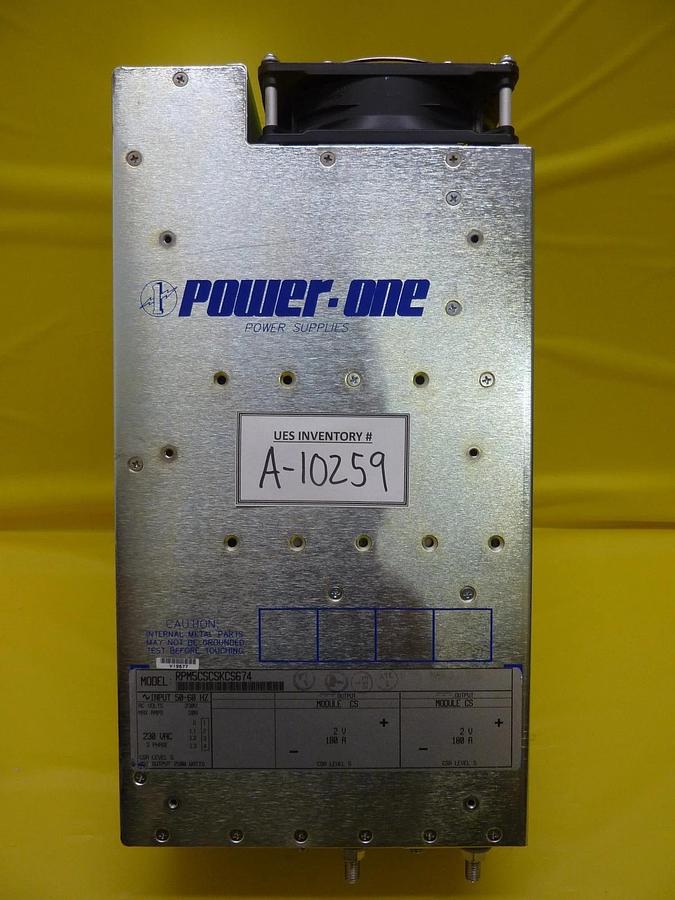 Used Power-One RPM5CSCSKCS674 Dual Output Power Supply 2500W Used Working